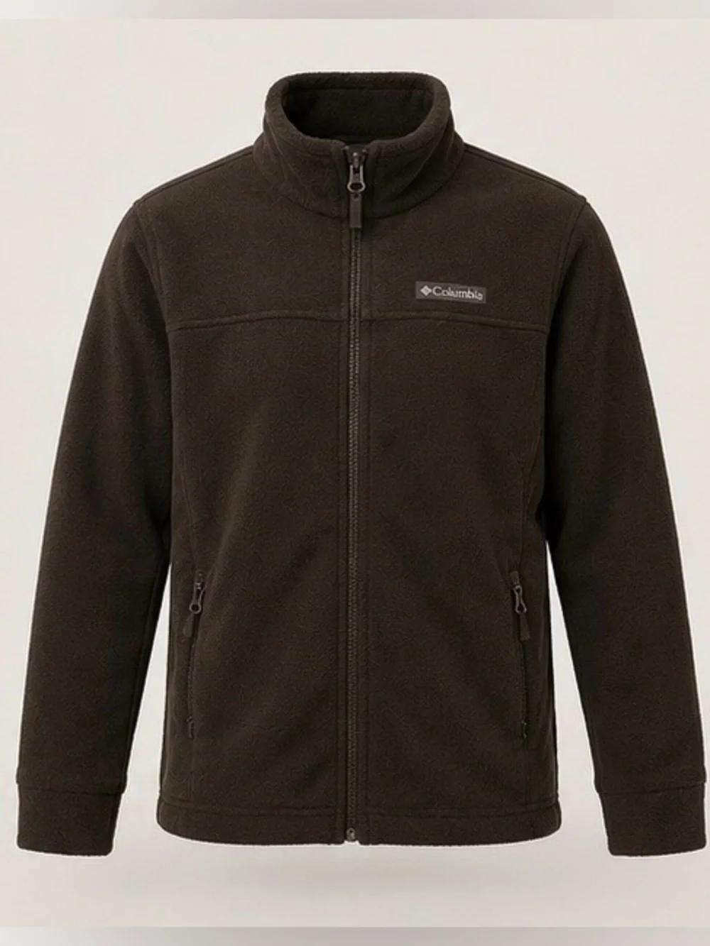 Columbia Kids Size S (8) Gray/Dark Grey Fleece Jacket!